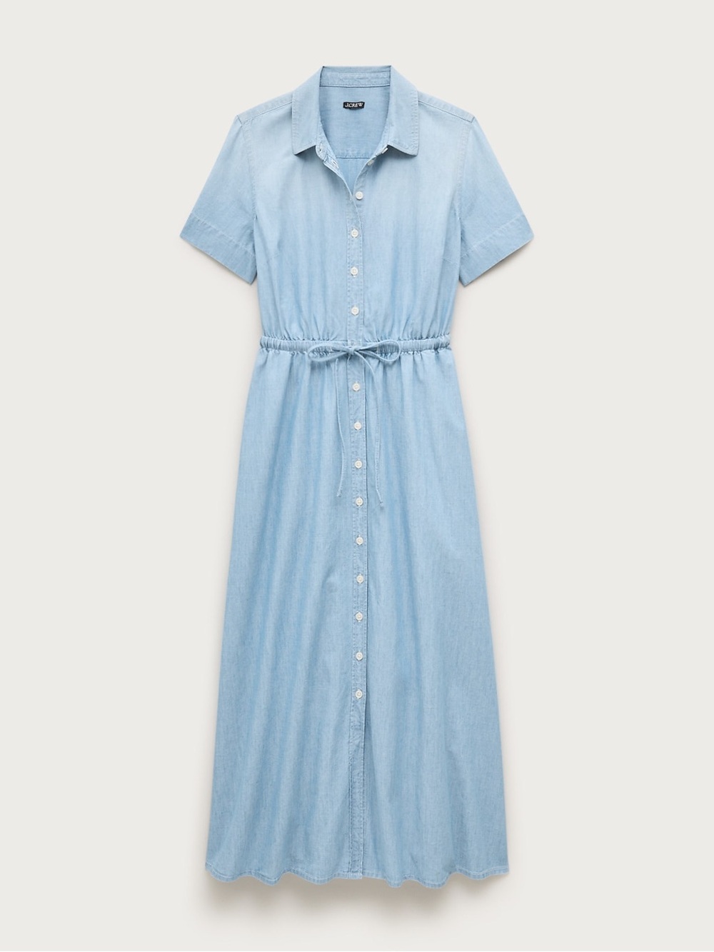 NWT J Crew Cerise Shirt-Dress Midi Chambray 8 - Picture 2 of 6